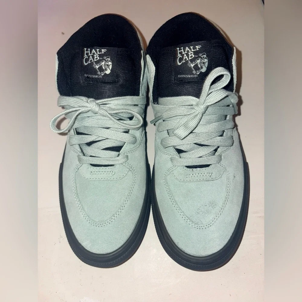 Vans Half Cab Skate Shoes in Gray/Olive Men’s 11 - Picture 3 of 9